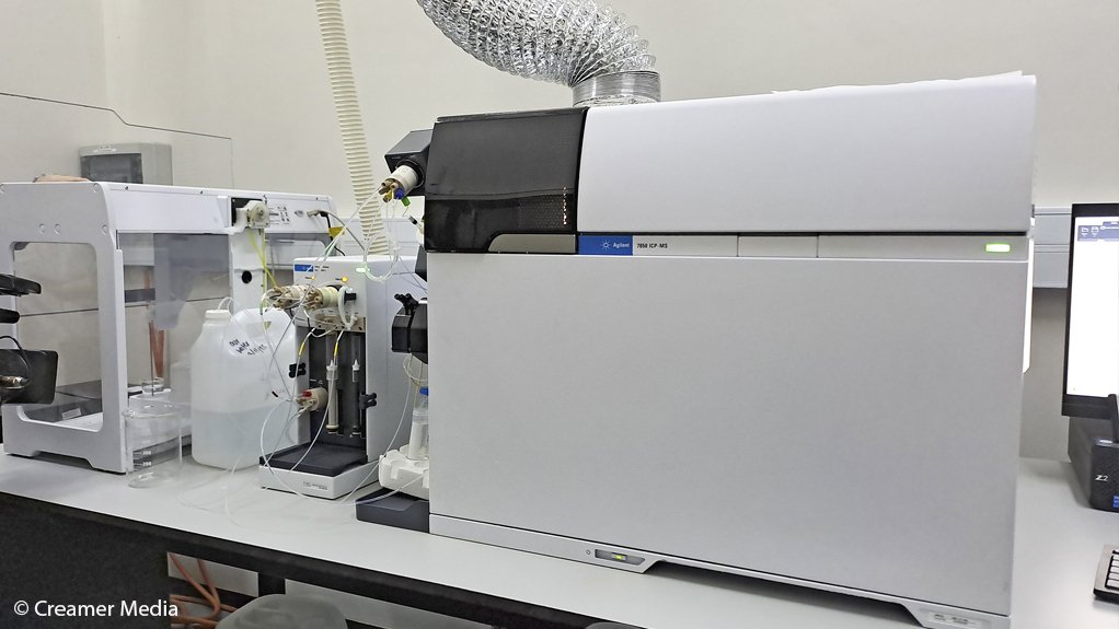 Rainbow Rare Earths laboratory in Randburg.