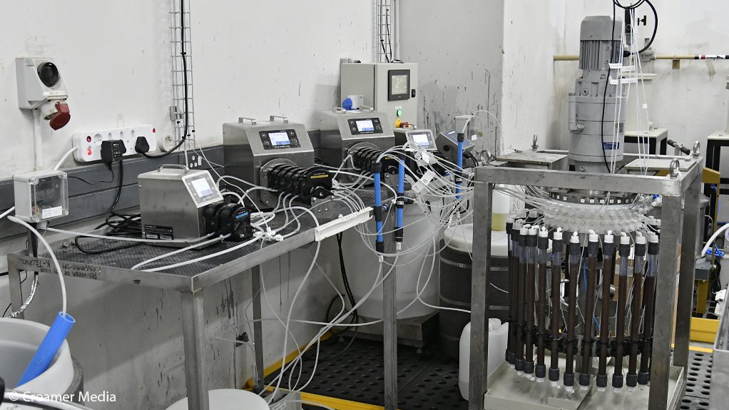 Rainbow Rare Earths laboratory in Randburg.