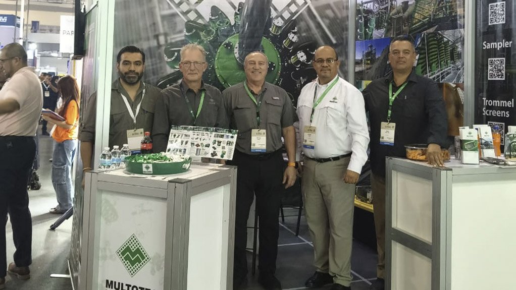 Our Multotec team at an exhibition