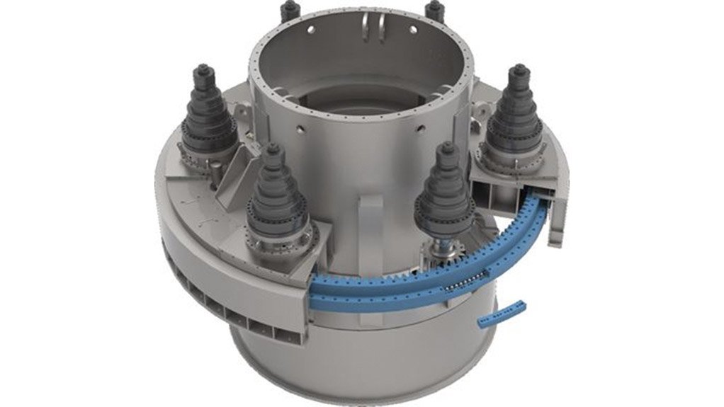 Image of Metso split geared ring