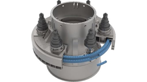 Image of Metso split geared ring