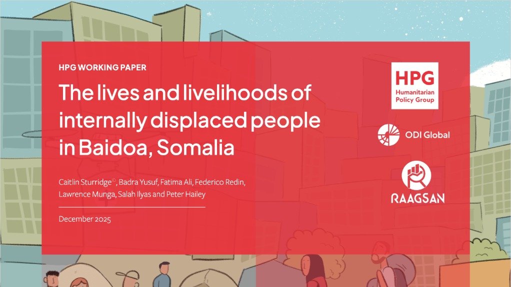 The lives and livelihoods of internally displaced people in Baidoa, Somalia