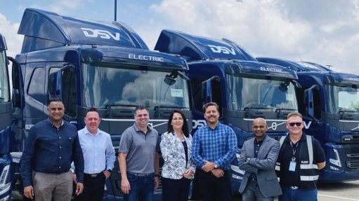 DSV celebrates the addition of six electric trucks to its road fleet in South Africa  