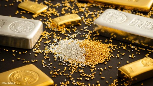 Gold and silver bars