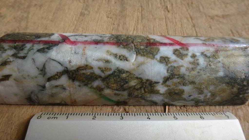 Ore sample from the Tulu Kapi project