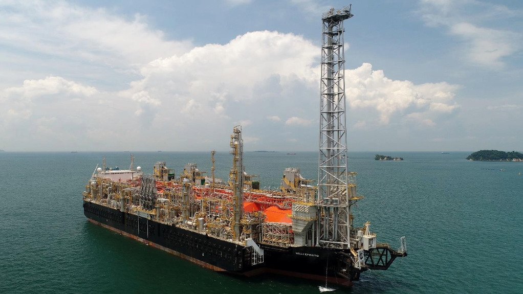 The Hilli Episeyo floating liquefied natural gas project at sea
