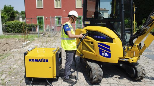 Komatsu extends electric mini excavator range with PC26E-6