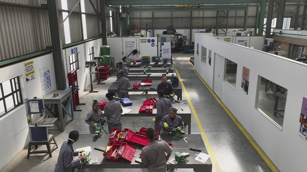 The FLS Training Academy in Chloorkop continues to expand its capabilities to support artisan and engineering skills development for the mining sector