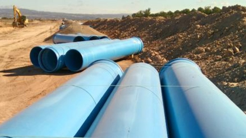 An image of large pipes on a construction site