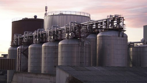 Image of chemical storage tanks