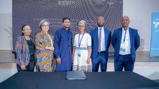 An image of members of the JV at the signing ceremony