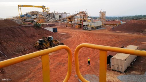 A gold mine in Ghana