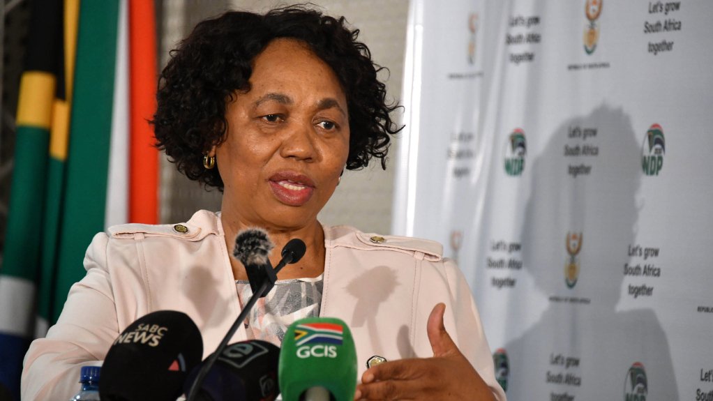 Defence Minister Angie Motshekga