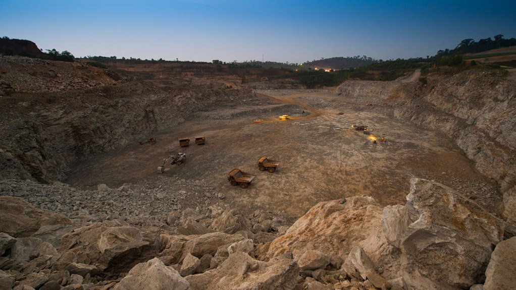 A gold mine in Ghana
