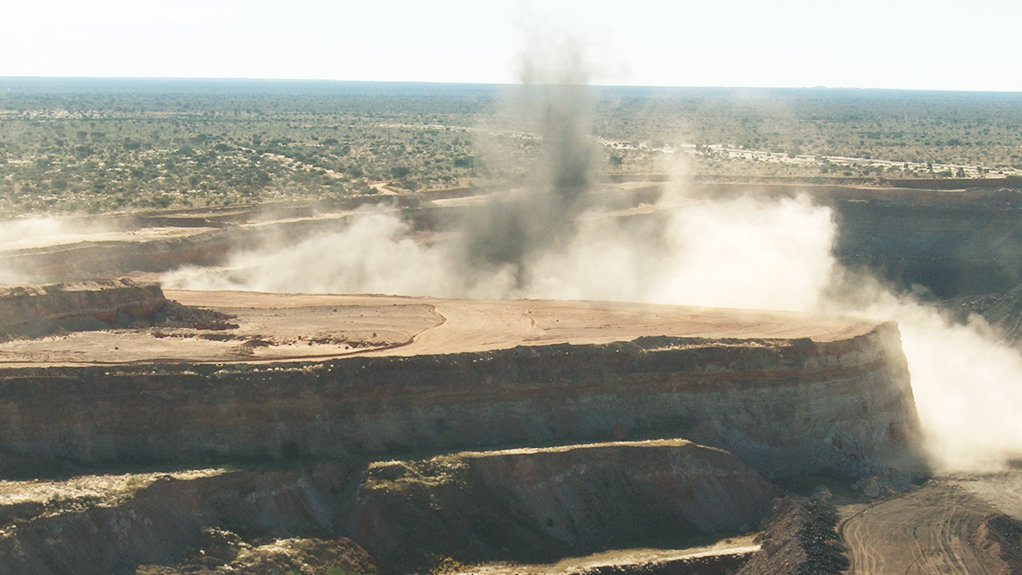 South32 manganese mine, South Africa.