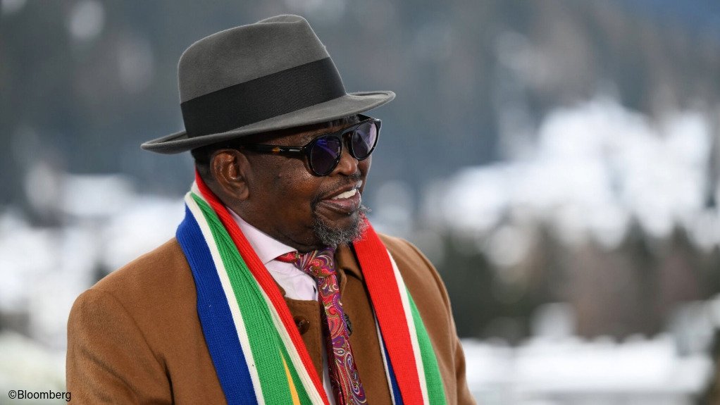 Finance Minister Enoch Godongwana in Davos, Switzerland