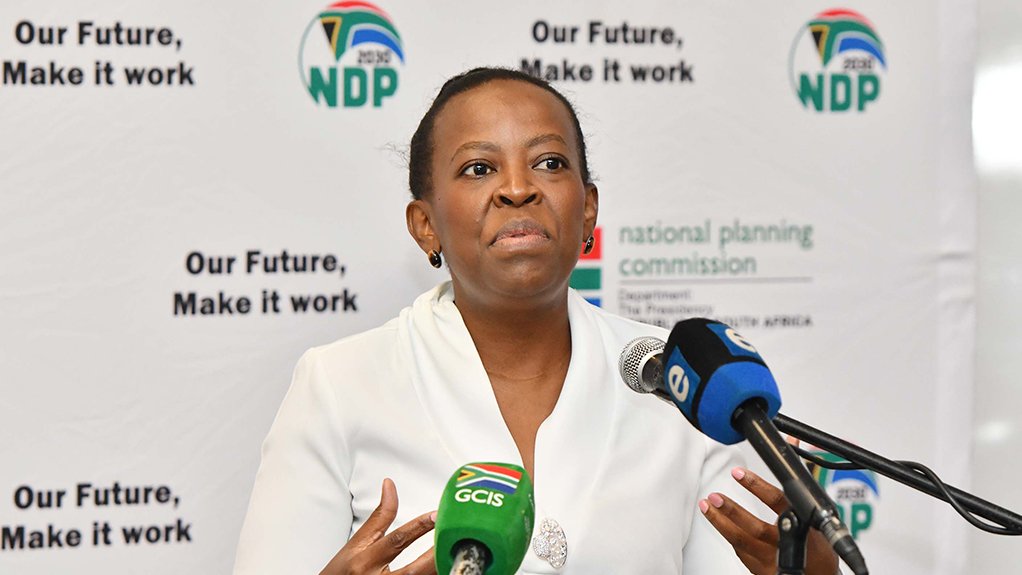 An image of Minister in the Presidency for Planning, Monitoring and Evaluation, Maropene Ramokgopa