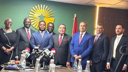 (From left) GoldBod director Marrietta Brew Appiah-Oppong, GoldBod chair Kojo Fynn, GoldBod CEO Samuel Gyamfi, GoldBod deputy CEO Richard Nunekpeku, Gold Coast Refinery chair and CEO Dr Said Deraz, Egyptian Ambassador to Ghana H E Wael Fathy, Rand Refinery CEO Dean Subramanian, Gold Coast Refinery executive director Imad Deraz.