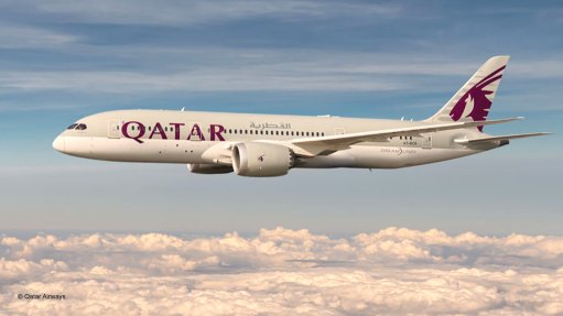 A Qatar Airways aircraft