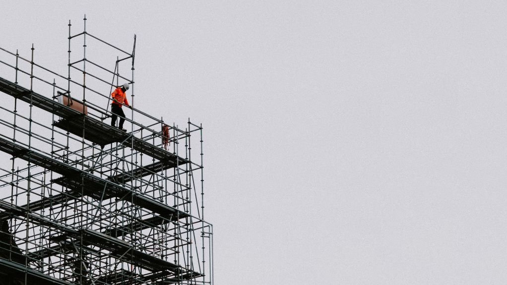 Very high scafolding