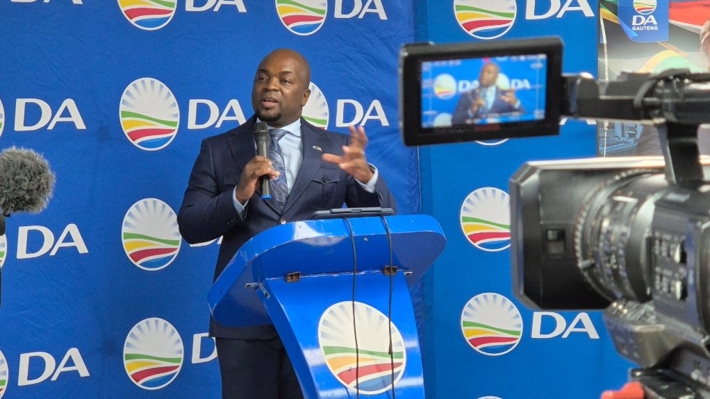 DA Gauteng leader Solly Msimanga 