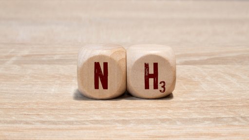 Image of periodic table symbol for ammonia