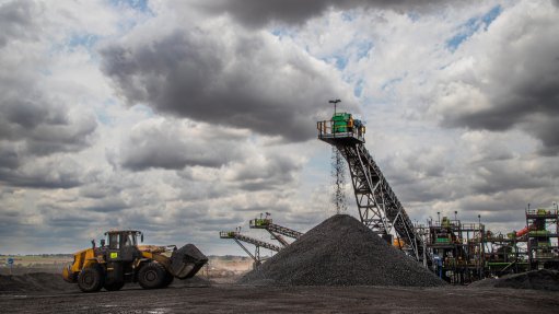 a coal plant in operation