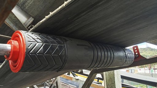 Image of the underside of a conveyor belt