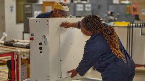 Booyco Engineering HVAC/climate control system manufacturing facility, with workers