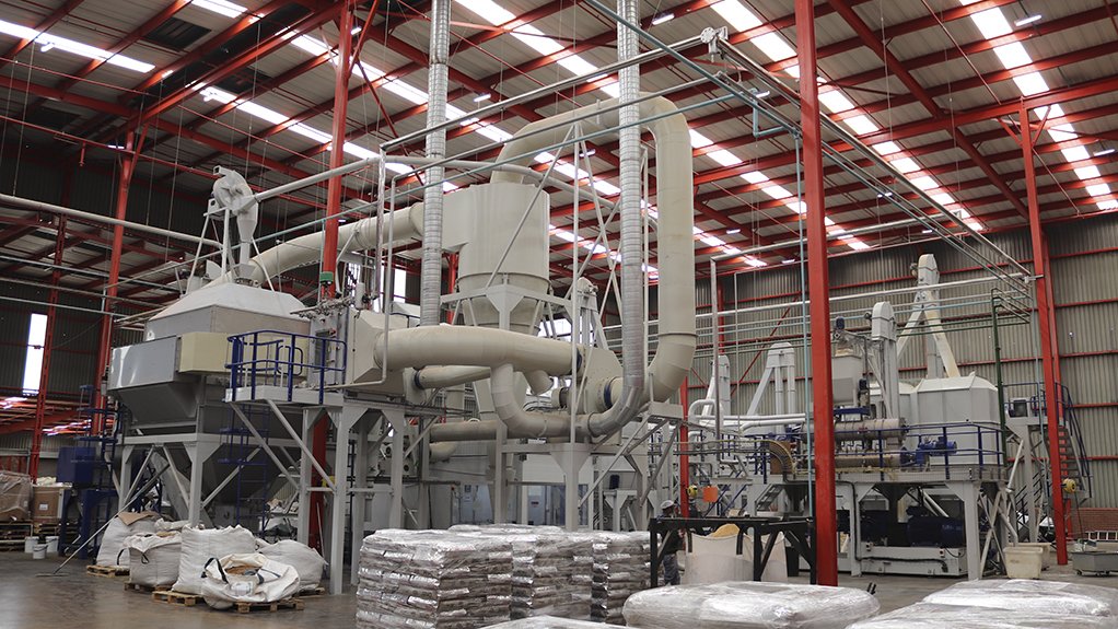 A pet food manufacturing plant