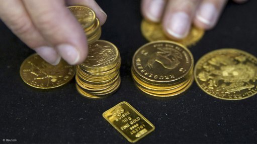 Gold bullion and Krugerrands