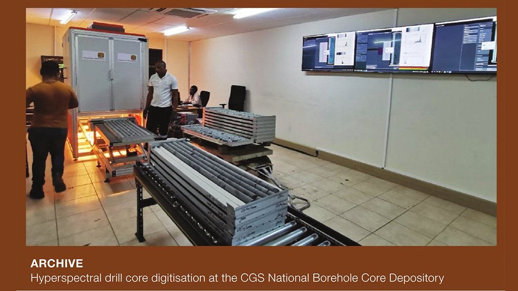ARCHIVE
Hyperspectral drill core digitisation at the CGS National Borehole Core Depository