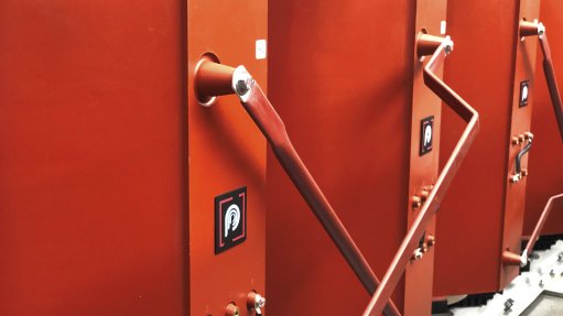 The high-voltage side of the dry-type transformer, configured with secure cable terminations suitable for demanding mining applications