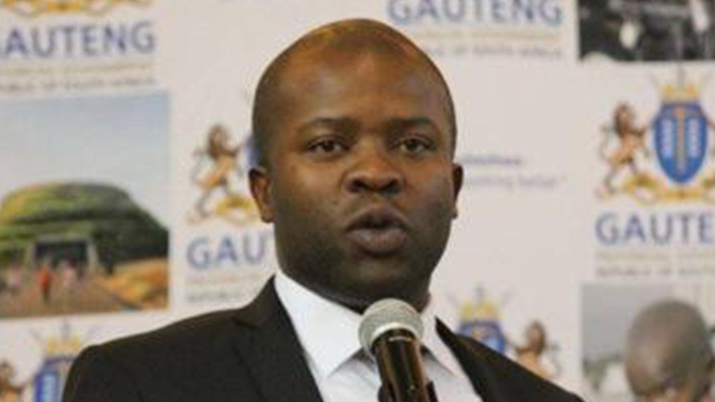 Gauteng MEC for Finance and Economic Development Lebogang Maile