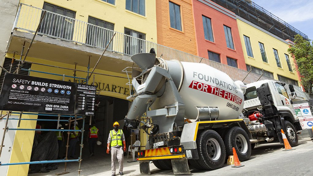 High quality cement and construction materials supplied by AfriSam support the delivery of durable cost effective infrastructure