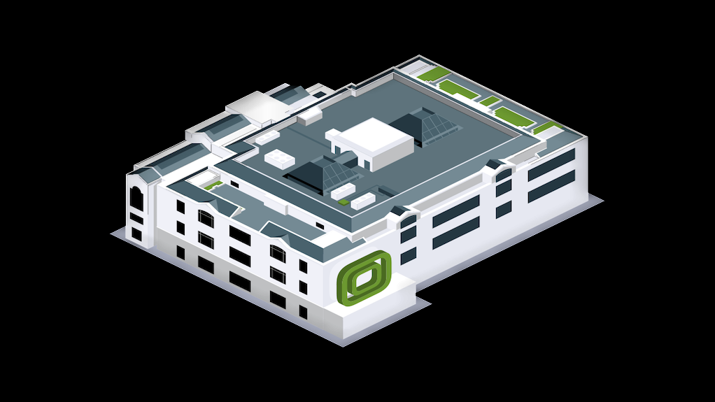 Artist's impression of CT1 data centre