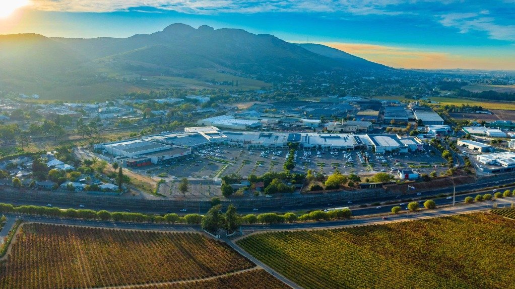 Paarl Mall in its current guise