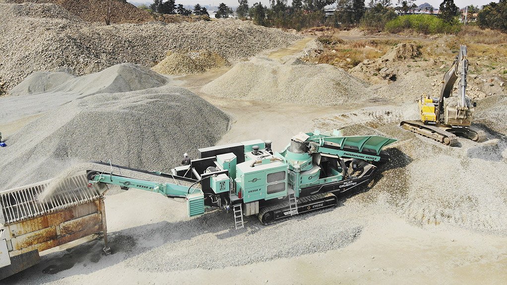 Pilot Crushtec’s VSI technology at work, reflecting the company’s focus on specialist crushing solutions for both mobile and fixed applications