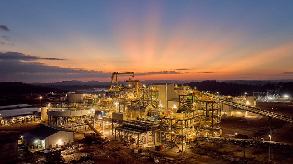 A generic image of a mine process plant