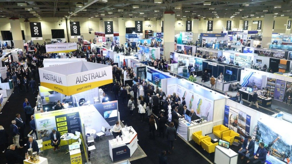 An image of PDAC's exhibition hall