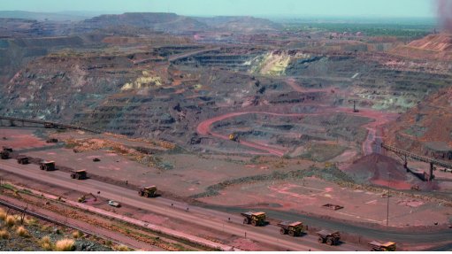 The Sishen iron-ore mine