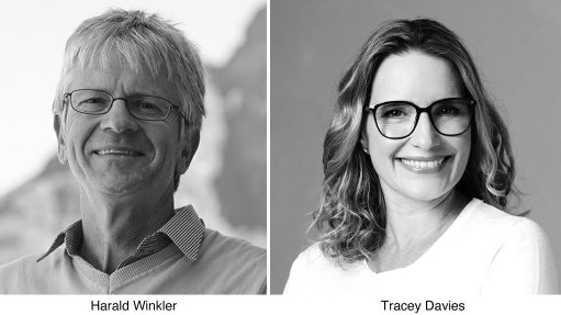 Harald Winkler and Tracey Davies