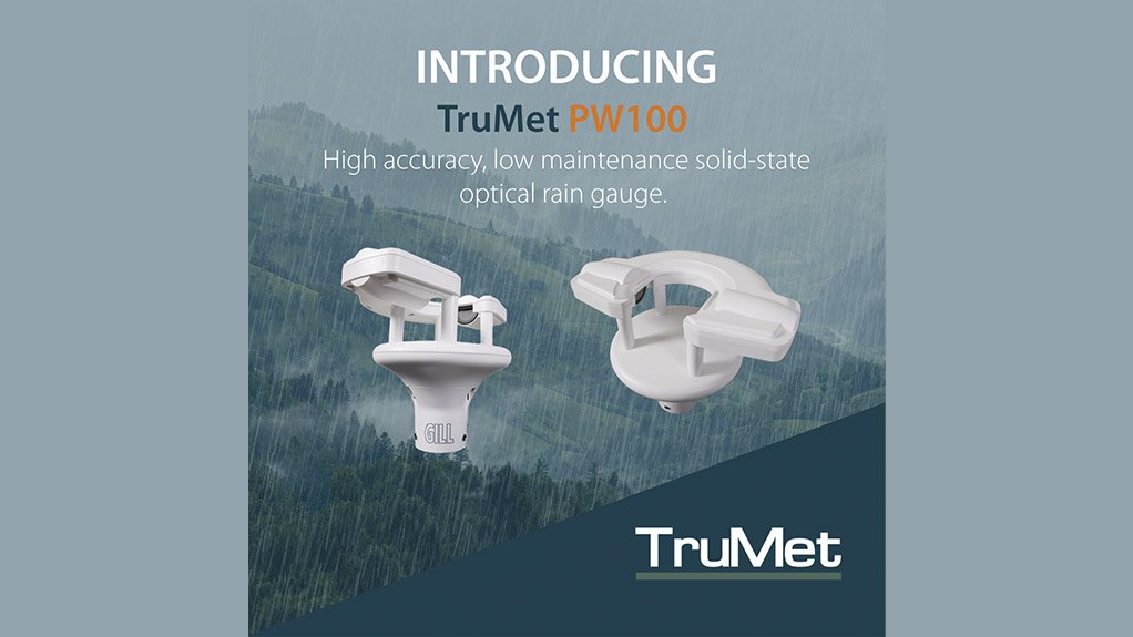 Image of a TruMet PW100 optical rain gauge