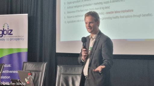 An image of Agbiz CEO Theo Boshoff