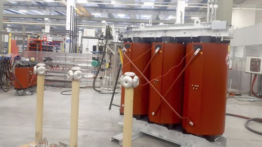 Image of partial discharge testing being conducted by Trafo Power Solutions
