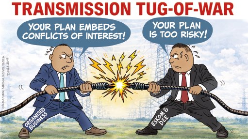 TRANSMISSION TUSSLE: Organised business won a major victory when President Cyril Ramaphosa intervened to roll back an Eskom unbundling plan approved by the Department of Electricity and Energy in December. In his State of the Nation Address, he said the new State-owned Transmission System Operator must own the grid assets, which Eskom wanted retained by a subsidiary, and set a three-month deadline for coming up with a solution.