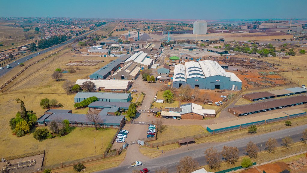 A drone image of the Thos Begbie facility in Middleburg
