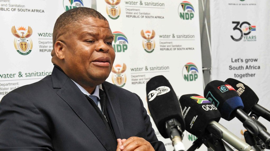 Deputy Minister of Water and Sanitation David Mahlobo