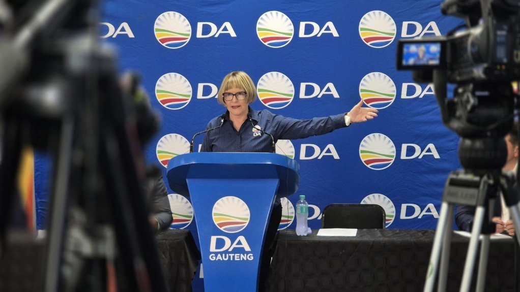 DA Johannesburg mayoral candidate Helen Zille