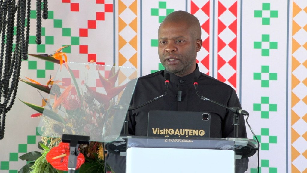 The above image depicts GDED executive council member Lebogang Maile